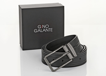 GINO GALANTE Herren-Gürtel inkl. Box, zum Kürzen, 4 cm breit