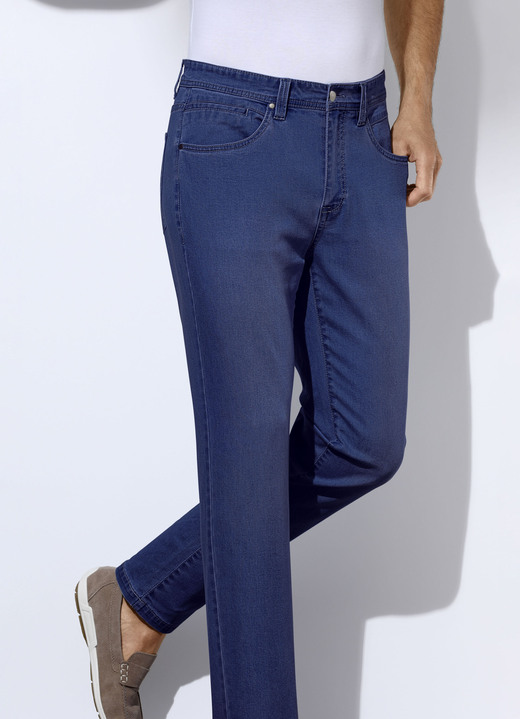 Jeans - Sommerliche Jeans in 3 Farben, in Größe 024 bis 060, in Farbe HELLJEANS Ansicht 4