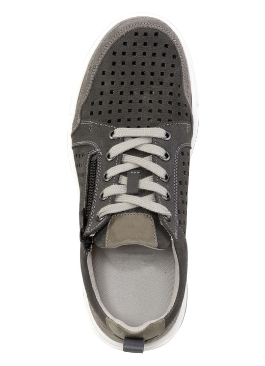 Slipper & Schnürschuhe - GINO GALANTE Schnürschuh aus luftig perforiertem Nubukleder, in Größe 040 bis 046, in Farbe MARINE Ansicht 5