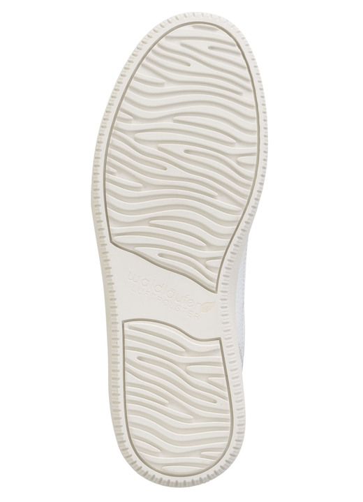 Slipper & Schnürschuhe - Waldläufer Schnürschuh aus genarbtem Nappaleder, in Größe 10 bis 9 1/2, in Farbe NATURWEISS Ansicht 3