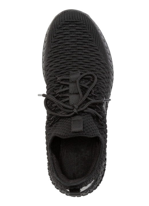 Slipper & Schnürschuhe - Schnür-Sneaker aus strukturiertem Textilmaterial, in Größe 040 bis 046, in Farbe WEISS Ansicht 5