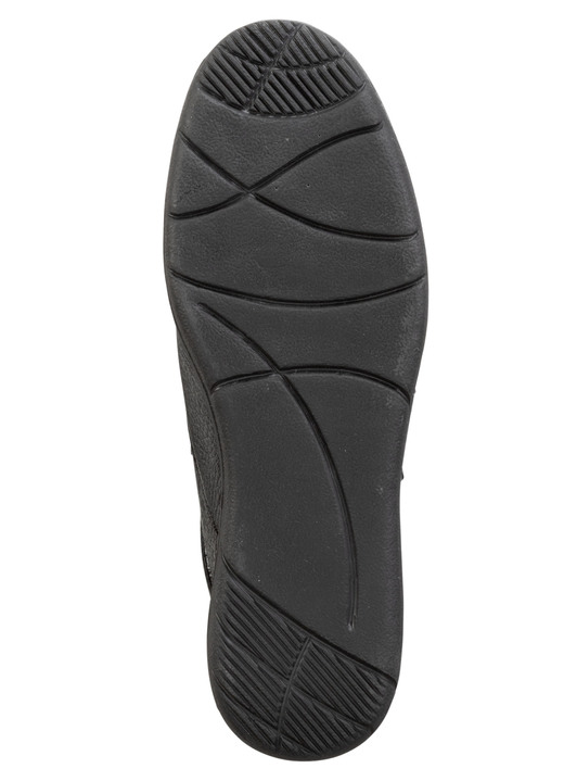 Slipper & Schnürschuhe - GINO GALANTE Klettschuh aus Hirsch-Nappaleder, in Größe 039 bis 045, in Farbe SCHWARZ Ansicht 3