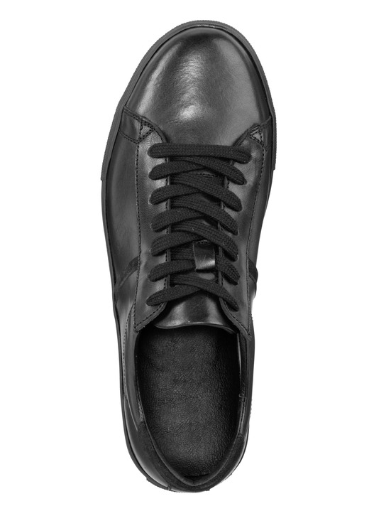 Slipper & Schnürschuhe - GINO GALANTE Sneaker aus Rind-Nappaleder, in Größe 040 bis 046, in Farbe WEISS-BRAUN Ansicht 5