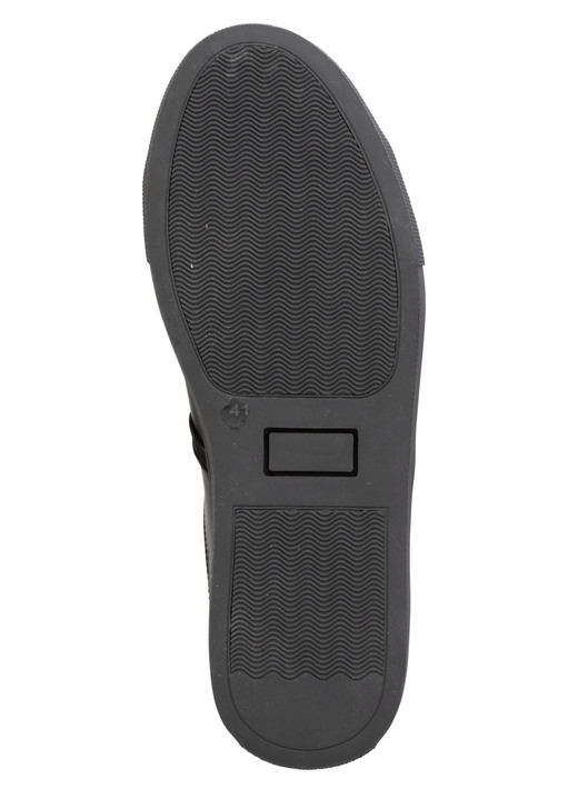 Slipper & Schnürschuhe - GINO GALANTE Sneaker aus Rind-Nappaleder, in Größe 040 bis 046, in Farbe WEISS-BRAUN Ansicht 6