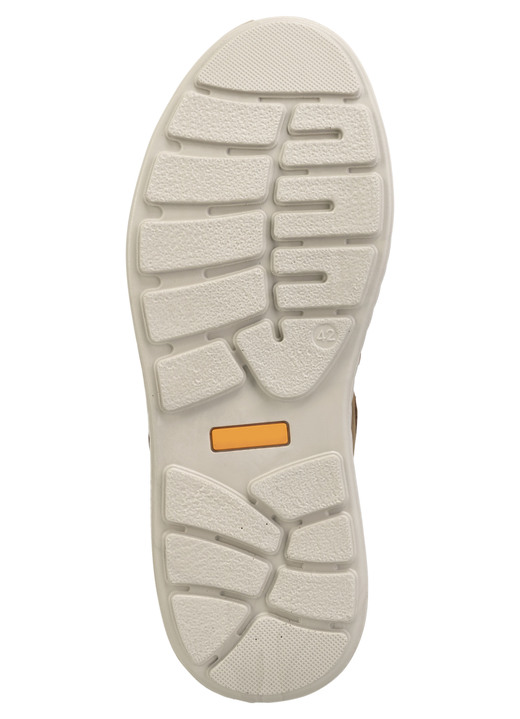 Slipper & Schnürschuhe - GINO GALANTE, bequeme Herren-Slipper, Weite H, mit herausnehmbarem Fußbett, in Größe 039 bis 046, in Farbe COGNAC Ansicht 3