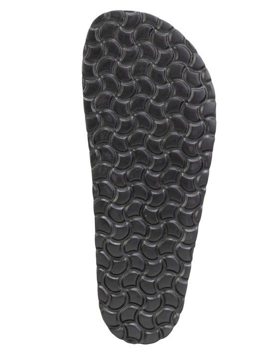 Sandalen & Pantoletten - GINO GALANTE, klassische Herren-Pantoletten, Weite H, aus Leder, in Größe 040 bis 048, in Farbe TABAKBRAUN Ansicht 6