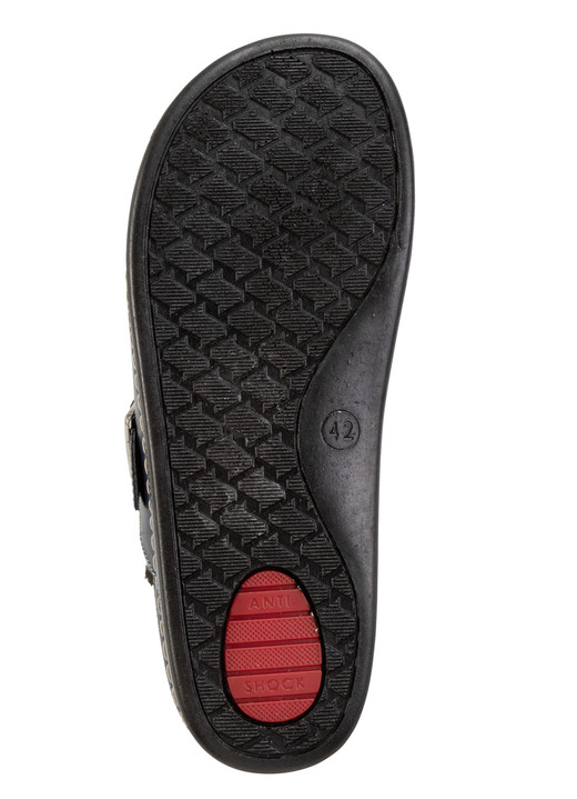 Sandalen & Pantoletten - Pantolette aus Nappaleder mit luftiger Perforation, in Größe 041 bis 046, in Farbe WEISS Ansicht 9