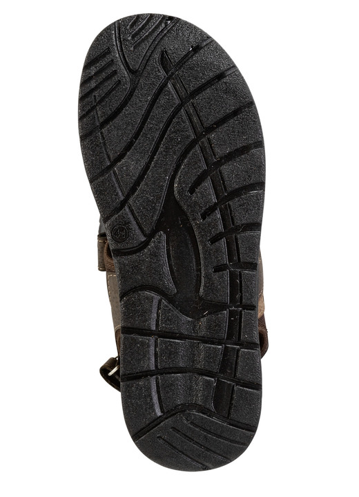 Sandalen & Pantoletten - Sandale aus Synthetik und Textil, in Größe 041 bis 046, in Farbe BLAU-GRAU Ansicht 6