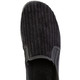 Hausschuhe - Hausschuh aus Cord-Textilmaterial, in Größe 040 bis 047, in Farbe SCHWARZ – Farbe SCHWARZ – Ansicht 2