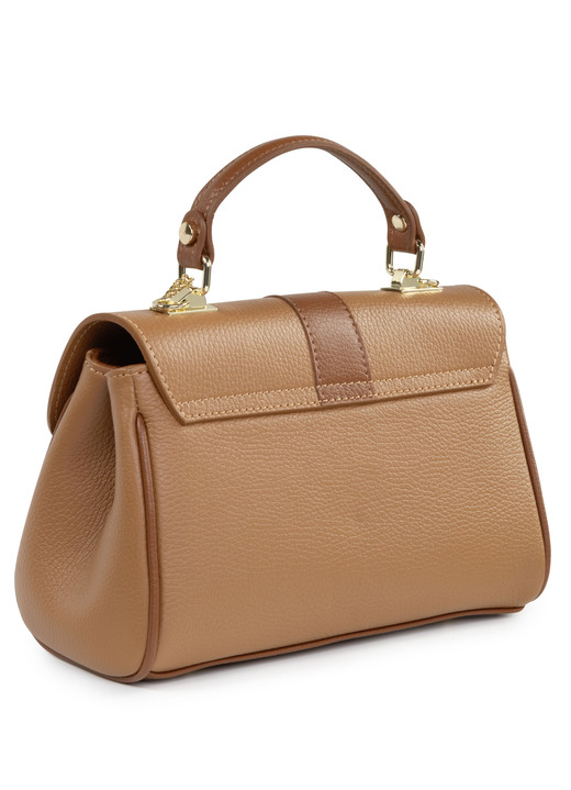 Taschen - Laurina Tasche aus genarbtem Kalb-Nappaleder, in Farbe COGNAC Ansicht 2
