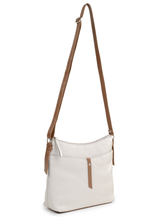 Taschen - Laurina Tasche aus Vollrindnappaleder, in Farbe KIESEL-COGNAC Ansicht 1
