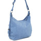 Damen - Tasche aus weichem, dezent schattiertem Synthetik, in Farbe JEANSBLAU – Farbe JEANSBLAU – Ansicht 2