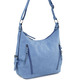 Damen - Tasche aus weichem, dezent schattiertem Synthetik, in Farbe JEANSBLAU – Farbe JEANSBLAU – Ansicht 1