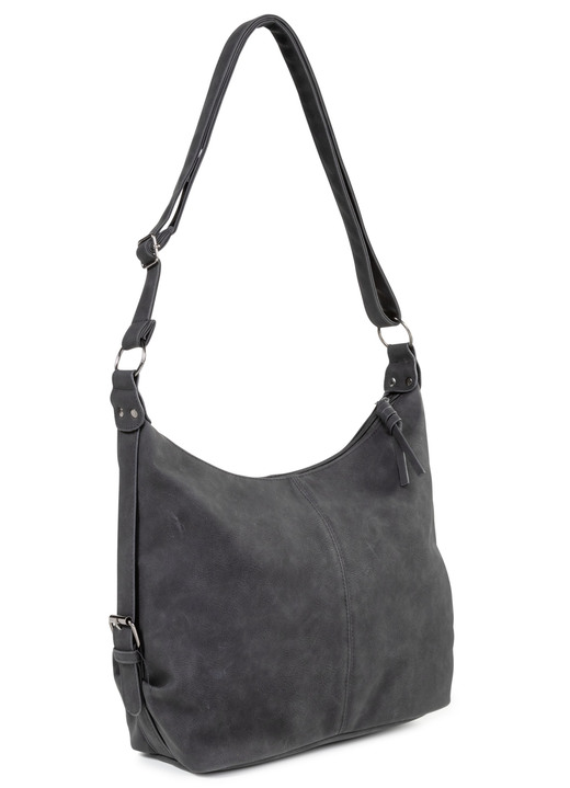 Damen - Tasche aus weichem, dezent schattiertem Synthetik, in Farbe JEANSBLAU Ansicht 5