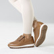Slipper & Schnürschuhe - ELENA EDEN, sportliche Damen-Sneaker, Weite H, mit herausnehmbarem Fußbett – Farbe CAMEL – Ansicht 4 Slipper & Schnürschuhe - ELENA EDEN, sportliche Damen-Sneaker, Weite H, mit herausnehmbarem Fußbett, in Größe 036 bis 042, in Farbe WEISS – Farbe CAMEL – Ansicht 4