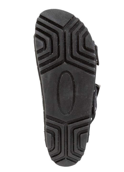 Sandaletten & Pantoletten - ELENA EDEN Pantolette mit angesagtem Nietenbesatz, in Größe 036 bis 042, in Farbe MOOSGRÜN Ansicht 6