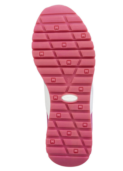 Slipper & Schnürschuhe - ELENA EDEN Sneaker mit Zier-Perforation, in Größe 036 bis 042, in Farbe PINK-WEISS Ansicht 3