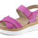 Sandaletten & Pantoletten - ELENA EDEN, bequeme Damen-Sandalen, Weite H, mit herausnehmbarem Fußbett, in Größe 035 bis 041, in Farbe PINK – Farbe PINK – Ansicht 1