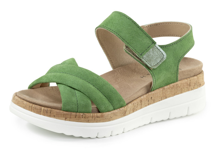 Sandaletten & Pantoletten - ELENA EDEN, bequeme Damen-Sandalen, Weite H, mit herausnehmbarem Fußbett, in Größe 035 bis 041, in Farbe PINK Ansicht 10