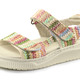 Sandaletten & Pantoletten - ELENA EDEN Sandale aus interessantem Bast-Material – Farbe BEIGE-MULTI – Ansicht 1 Sandaletten & Pantoletten - ELENA EDEN Sandale aus interessantem Bast-Material, in Größe 036 bis 042, in Farbe BEIGE-MULTI – Farbe BEIGE-MULTI – Ansicht 1