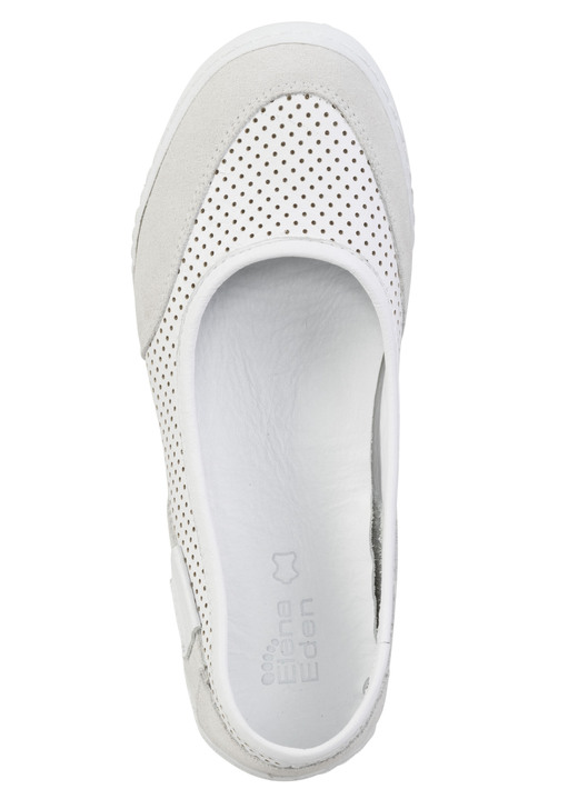 Slipper & Schnürschuhe - ELENA EDEN Sipper mit luftiger Perforation, in Größe 036 bis 041, in Farbe BLEU Ansicht 5