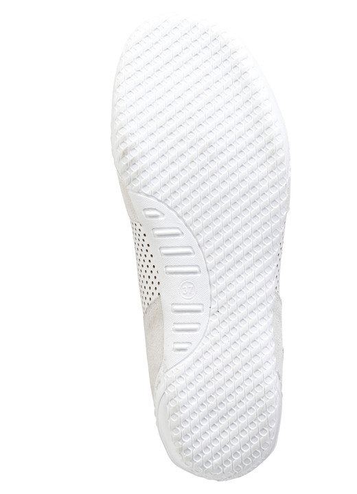 Slipper & Schnürschuhe - ELENA EDEN Sipper mit luftiger Perforation, in Größe 036 bis 041, in Farbe WEISS Ansicht 3