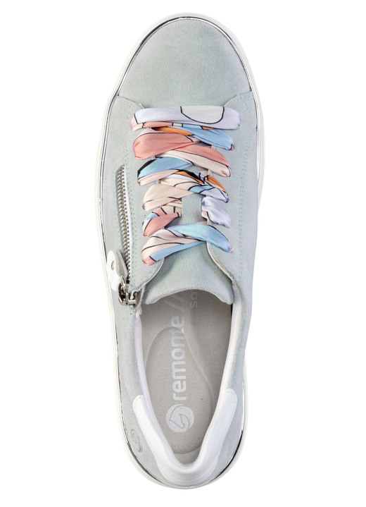 Slipper & Schnürschuhe - Remonte Sneaker mit bunter Schnürung, in Größe 036 bis 042, in Farbe BLEU-WEISS Ansicht 2