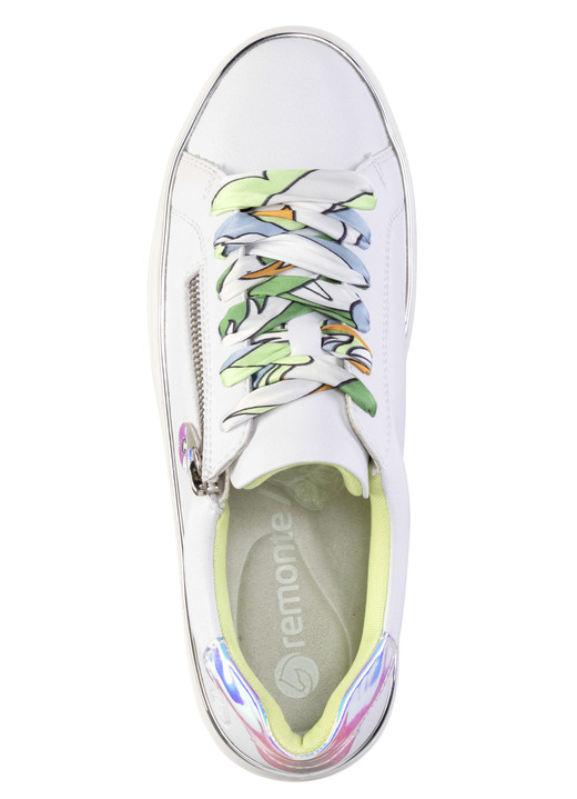 Slipper & Schnürschuhe - Remonte Sneaker mit bunter Schnürung, in Größe 036 bis 042, in Farbe BLEU-WEISS Ansicht 9