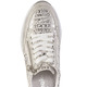 Slipper & Schnürschuhe - Rieker Schnür-Sneaker aus bedrucktem Synthetikmaterial, in Größe 036 bis 042, in Farbe HELLGRAU-SILBER – Farbe HELLGRAU-SILBER – Ansicht 2