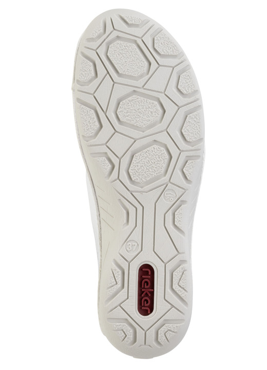 Slipper & Schnürschuhe - Rieker, klassische Damen-Slipper, mit Gummizug, in Größe 036 bis 042, in Farbe WEISS Ansicht 3
