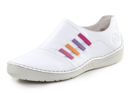 Rieker, klassische Damen-Slipper, mit Gummizug