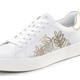 Slipper & Schnürschuhe - Remonte Sneaker mit verspieltem Blüten-Druck, in Größe 036 bis 042, in Farbe WEISS-BRONZE – Farbe WEISS-BRONZE – Ansicht 1