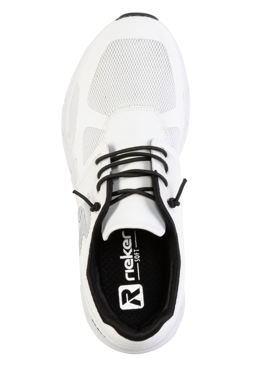 Slipper & Schnürschuhe - Rieker Sneaker aus teilweise beschichtetem Meshmaterial, in Größe 036 bis 043, in Farbe WEISS Ansicht 2