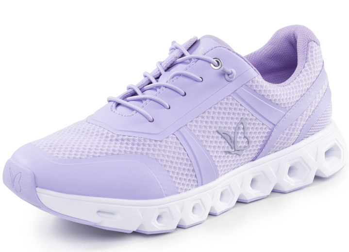 Slipper & Schnürschuhe - Caprice, sportliche Damen-Sneaker, Weite G, mit herausnehmbarem Fußbett, in Größe 036 bis 042, in Farbe WEISS Ansicht 4