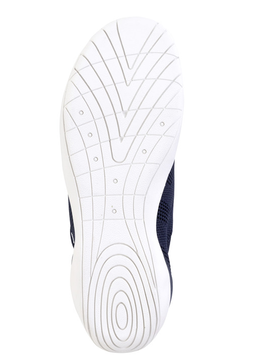 Slipper & Schnürschuhe - Komfortable Damen-Barfußschuhe, mit herausnehmbarem Fußbett, in Größe 036 bis 042, in Farbe MARINE Ansicht 3