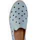 Slipper & Schnürschuhe - ELENA EDEN Slipper aus weichem Nappaleder mit Lochungen, in Größe 036 bis 041, in Farbe BLEU – Farbe BLEU – Ansicht 2
