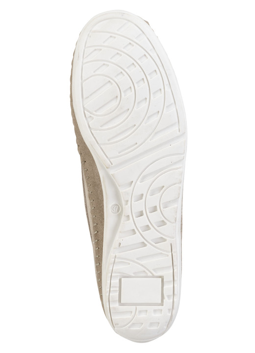 Slipper & Schnürschuhe - ELENA EDEN Slipper mit seitlichen Gummizügen, in Größe 036 bis 042, in Farbe WEISS Ansicht 6