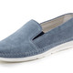 Slipper & Schnürschuhe - ELENA EDEN Slipper mit seitlichen Gummizügen, in Größe 036 bis 042, in Farbe JEANS – Farbe JEANS – Ansicht 1