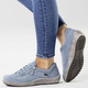 Slipper & Schnürschuhe - ELENA EDEN, bequeme Damen-Schnürschuhe, Weite H, mit herausnehmbarem Fußbett, in Größe 036 bis 042, in Farbe JEANS – Farbe JEANS – Ansicht 4