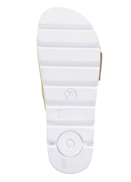 Damen - ELENA EDEN Pantolette aus weichem Veloursleder, in Größe 036 bis 042, in Farbe BLEU Ansicht 6