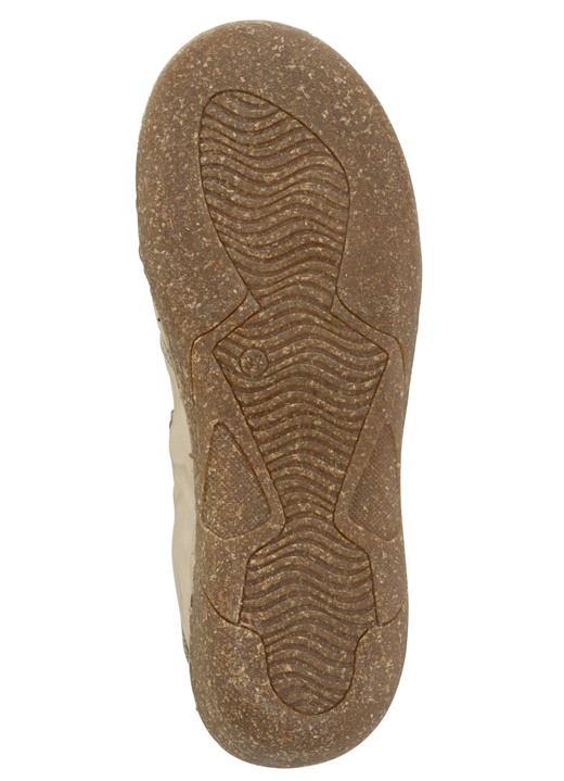 Slipper & Schnürschuhe - ELENA EDEN Slipper mit Knitter-Struktur, in Größe 036 bis 042, in Farbe KIESEL Ansicht 3