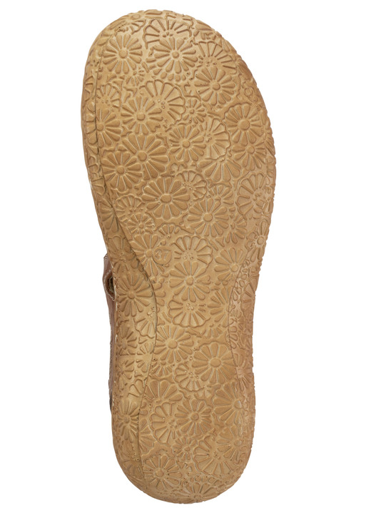 Slipper & Schnürschuhe - ELENA EDEN Slipper aus Nappaleder mit Knitter-Struktur, in Größe 036 bis 042, in Farbe KHAKI Ansicht 6