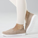 Slipper & Schnürschuhe - ELENA EDEN, sommerliche Damen-Slipper, Weite H, mit herausnehmbarem Fußbett, in Größe 036 bis 042, in Farbe JEANS – Farbe TAUPE – Ansicht 4