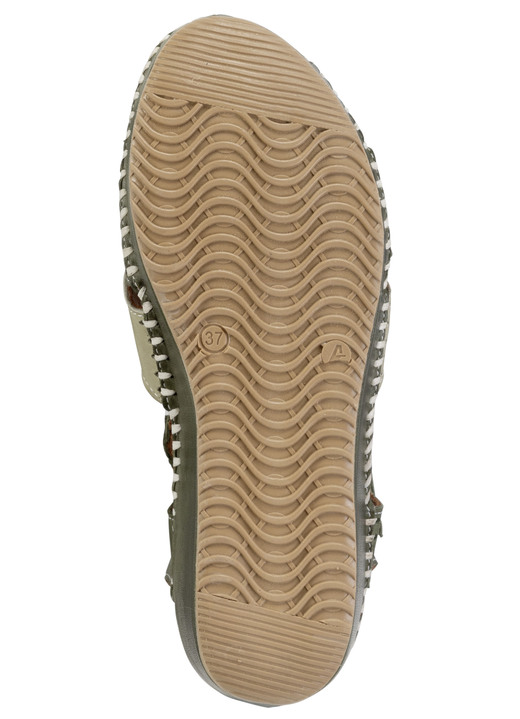 Sandaletten & Pantoletten - ELENA EDEN Sandalette aus weichem Nappaleder, in Größe 036 bis 041, in Farbe BLAU Ansicht 6