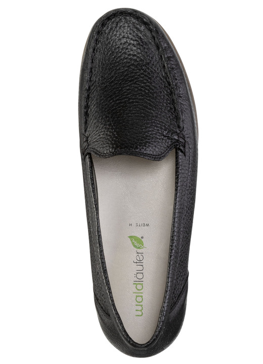 Slipper & Schnürschuhe - Waldläufer, bequeme Damen-Slipper, Weite H, mit herausnehmbarem Fußbett Ansicht 5 Slipper & Schnürschuhe - Waldläufer, bequeme Damen-Slipper, Weite H, mit herausnehmbarem Fußbett, in Größe 3 1/2 bis 8, in Farbe WEISS Ansicht 5