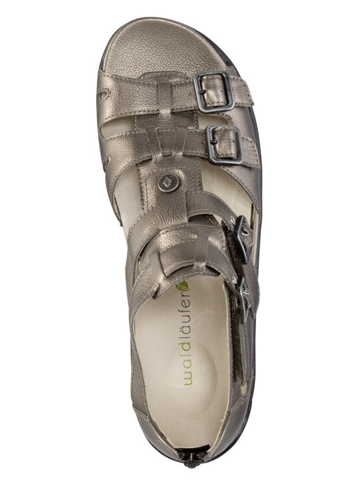 Sandaletten & Pantoletten - Waldläufer Sandale mit verstellbaren Riemchen Ansicht 5 Sandaletten & Pantoletten - Waldläufer Sandale mit verstellbaren Riemchen, in Größe 4 1/2 bis 9, in Farbe SCHWARZ Ansicht 5