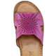 Sandaletten & Pantoletten - Gemini Pantolette aus Nappaleder mit Perforation, in Größe 036 bis 042, in Farbe PINK – Farbe PINK – Ansicht 2
