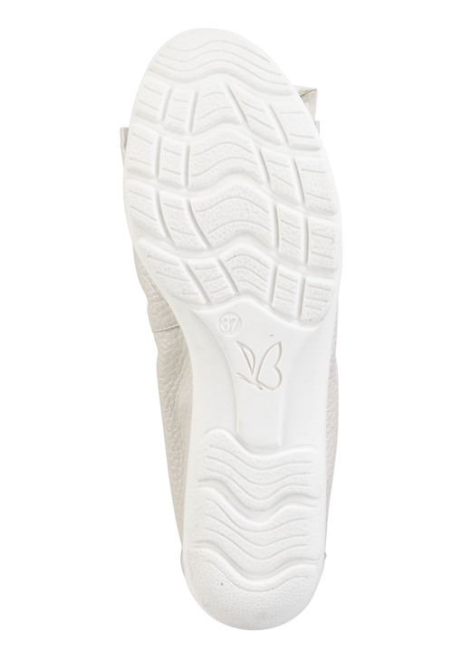 Pumps & Ballerina - Caprice, schicke Damen-Ballerinas, Weite G, mit Gummizug, in Größe 036 bis 042, in Farbe PERLWEISS Ansicht 3