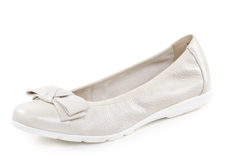 Caprice, schicke Damen-Ballerinas, Weite G, mit Gummizug