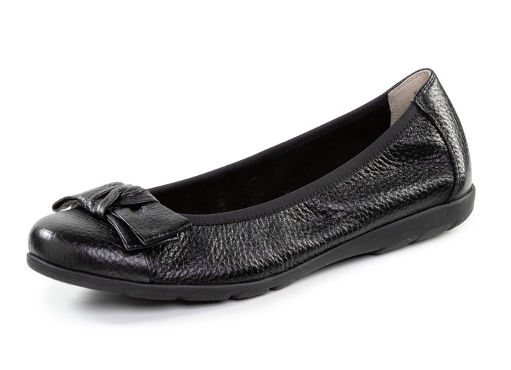 Pumps & Ballerina - Caprice, schicke Damen-Ballerinas, Weite G, mit Gummizug, in Größe 036 bis 042, in Farbe PERLWEISS Ansicht 4